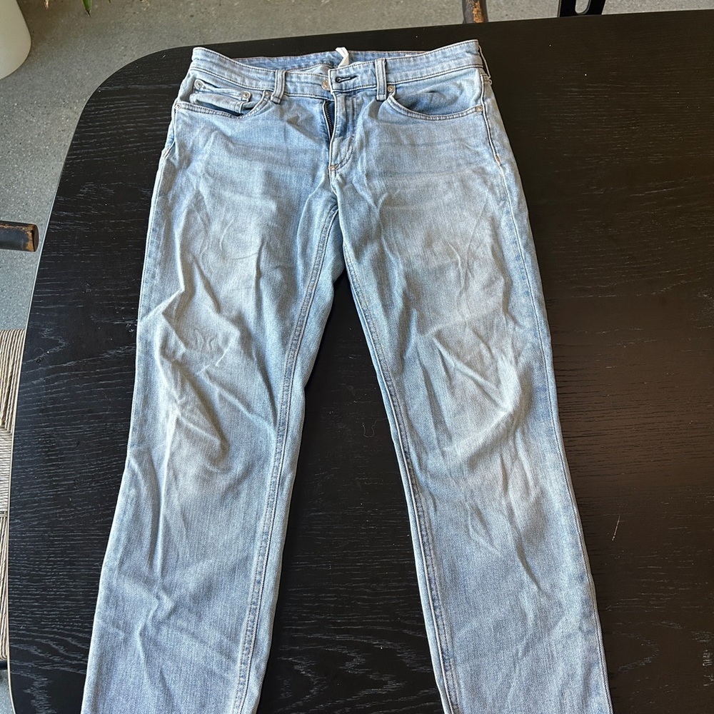 rag & bone Light Wash Skinny Jeans